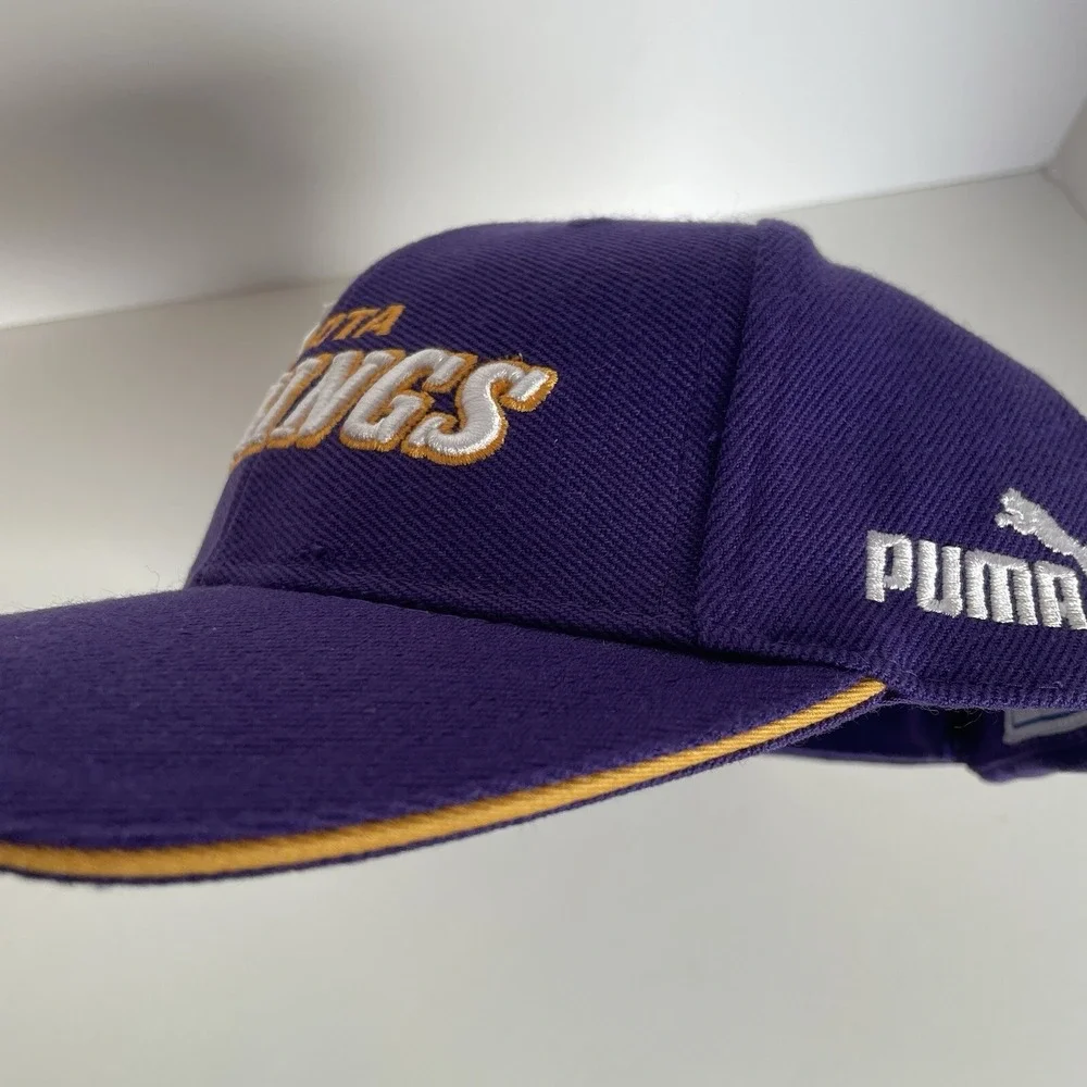 Minnesota Vikings NFL  Puma Adjustable Hat Cap‎ National Football League Purple